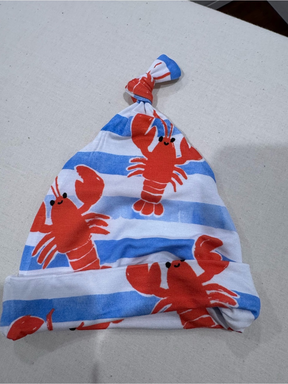 Little Sleepies Crustacean Crew infant hat - Picture 2 of 2